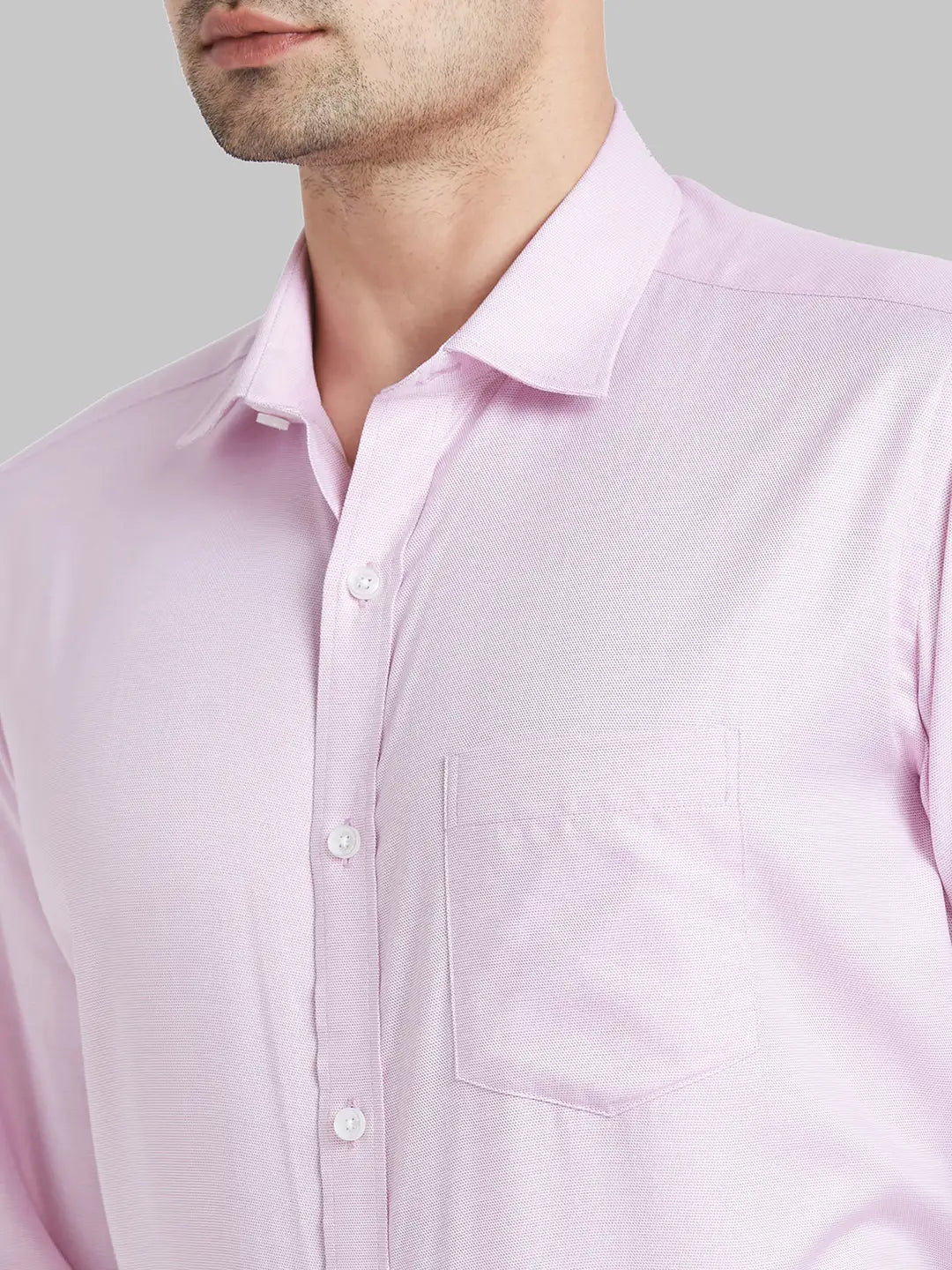 Men White Slim Fit Solid Cotton Blend   Shirts