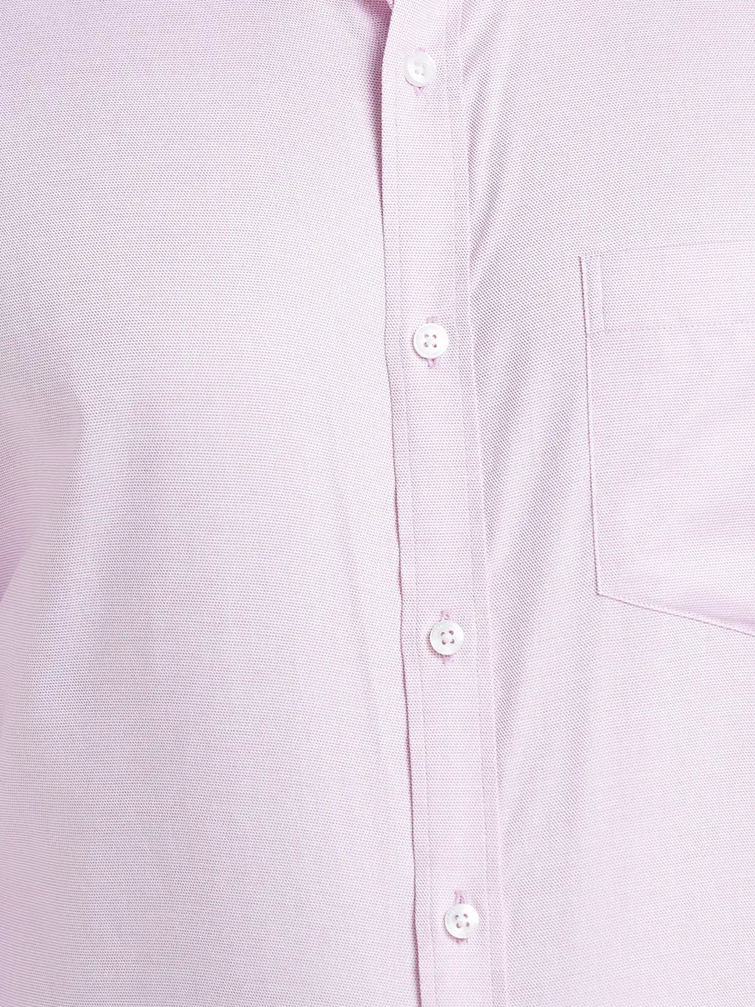 Men White Slim Fit Solid Cotton Blend   Shirts