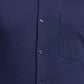 Park Avenue Men Black Solid Slim Fit Cotton Blend Shirt
