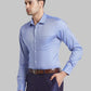 Park Avenue Men Grey Structure Slim Fit Cotton Shirt