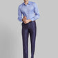 Park Avenue Men Grey Structure Slim Fit Cotton Shirt