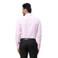 Park Avenue Men White Structure Slim Fit Cotton Cutaway Collar Shirt