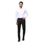 Park Avenue Men Khaki Checks Slim Fit Polyester Blend Trouser