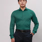 Park Avenue Men Red Slim Fit Self Design Cotton Polyester Full Sleeve Cut Away Shirt