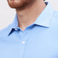 Park Avenue Men Blue Slim Fit Checks Polyester Shirts