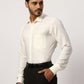 Park Avenue Slim Fit Self Design Fancy Blue Shirt