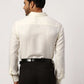 Park Avenue Slim Fit Self Design Fancy Blue Shirt