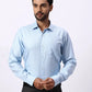 Park Avenue Slim Fit Self Design Light Green Shirt