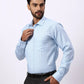 Park Avenue Slim Fit Self Design Light Green Shirt