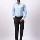 Park Avenue Slim Fit Self Design Light Green Shirt