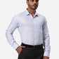 Park Avenue Slim Fit Self Design Light Blue Shirt