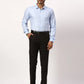 Park Avenue Slim Fit Self Design Light Grey Shirt