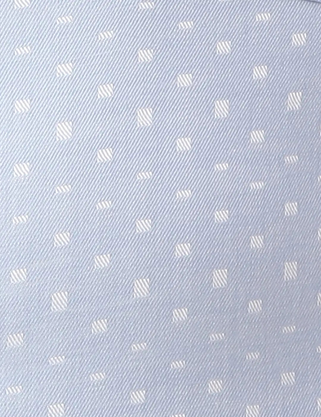 Park Avenue Slim Fit Self Design Light Grey Shirt