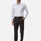 Park Avenue Slim Fit Solid Fancy Blue Shirt
