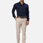 Park Avenue Slim Fit Solid Dark Violet Shirt