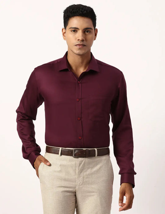 Park Avenue Slim Fit Checkered Fancy Blue Shirt