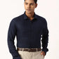 Park Avenue Slim Fit Checkered White Shirt