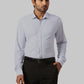 Park Avenue Slim Fit Striped Medium Green Shirt