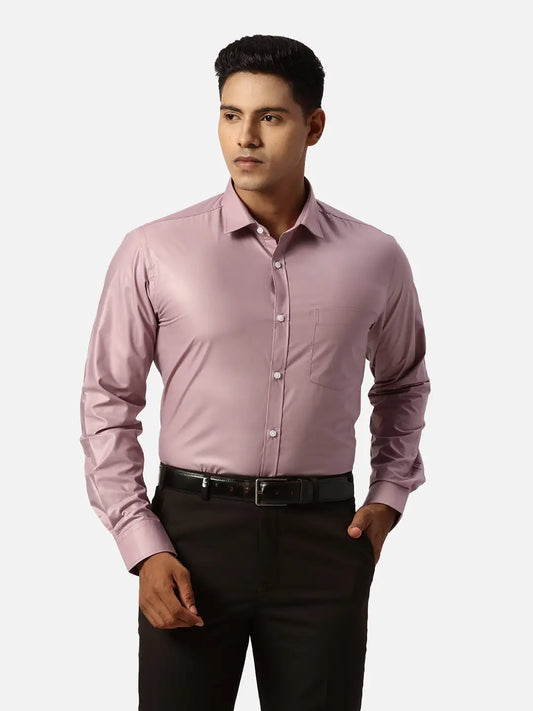 Park Avenue Slim Fit Solid White Shirt