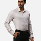 Park Avenue Slim Fit Self Design Light Grey Shirt