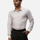Park Avenue Slim Fit Self Design Light Grey Shirt