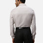 Park Avenue Slim Fit Self Design Light Grey Shirt