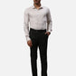 Park Avenue Slim Fit Self Design Light Grey Shirt