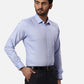 Park Avenue Slim Fit Self Design Medium Blue Shirt