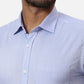 Park Avenue Slim Fit Self Design Medium Blue Shirt