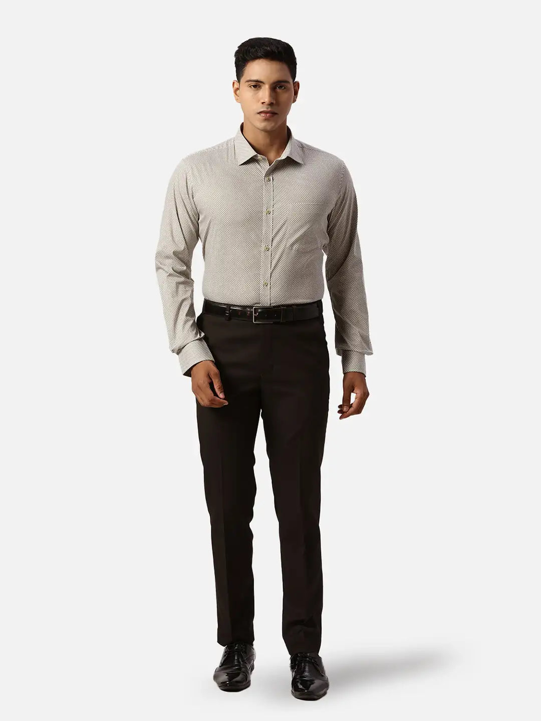 Park Avenue Slim Fit Solid Black Shirt
