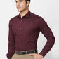 Park Avenue Men Blue Solid Slim Fit Cotton Blend Cutaway Collar Shirt
