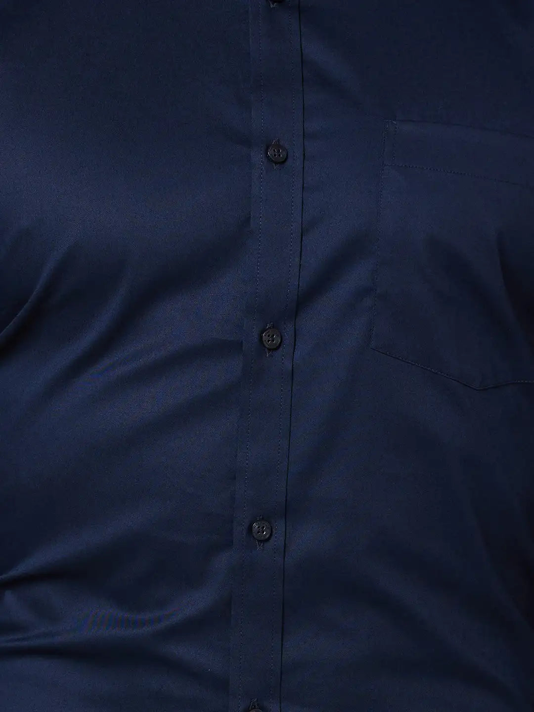 Men White Slim Fit Dobby Cotton Shirts
