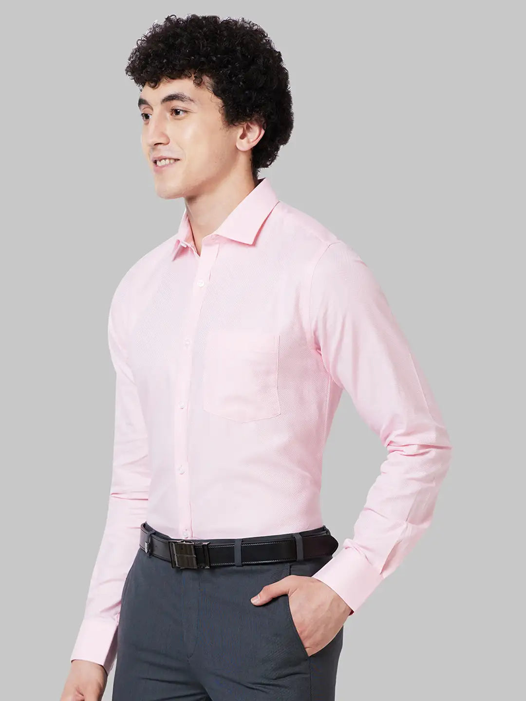 Men Blue Slim Fit Checks Cotton Shirts
