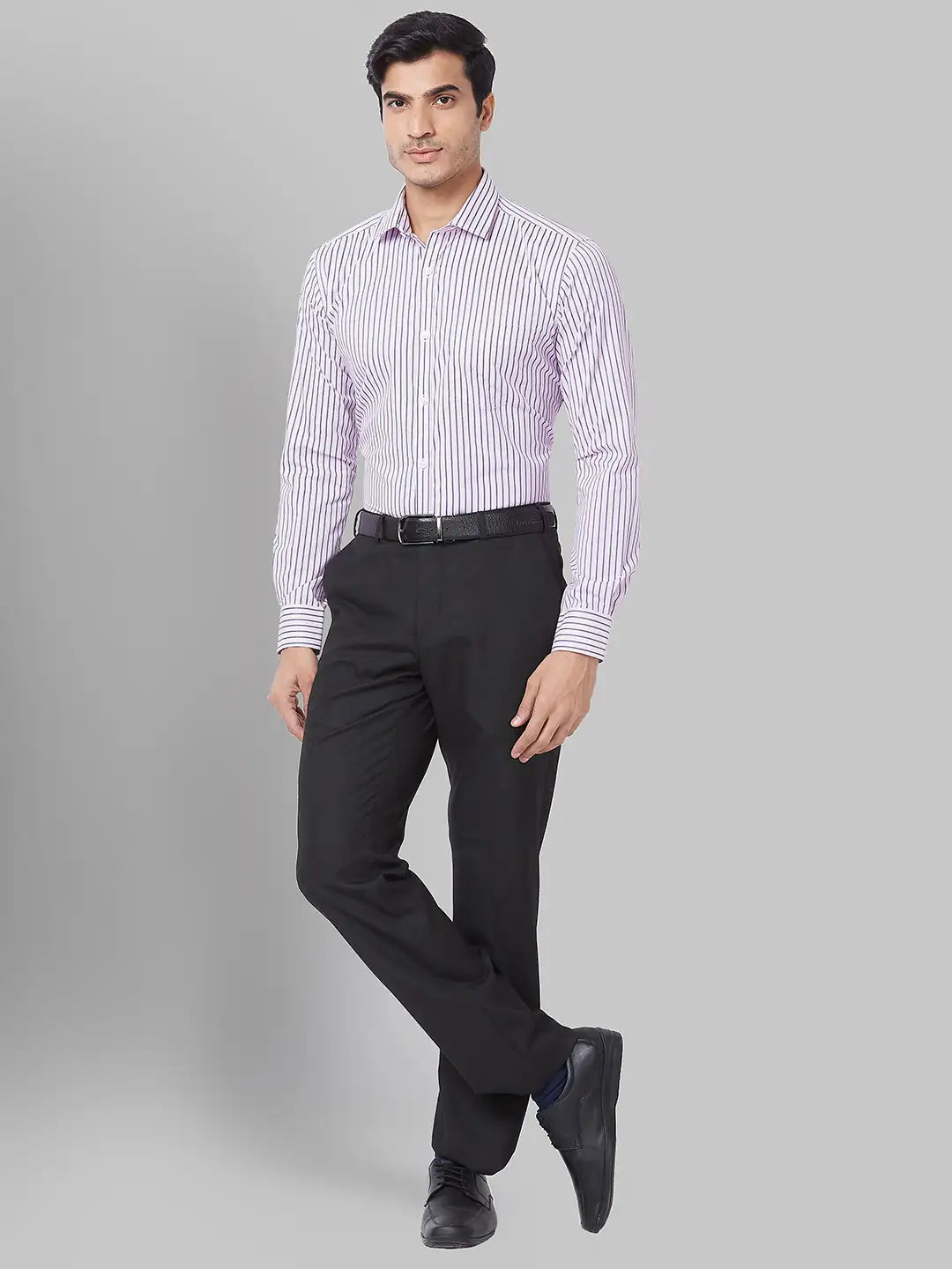 Men Petrol Slim Fit Solid Cotton Blend Shirts