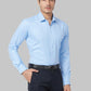Men White Slim Fit Solid Cotton Blend Shirts