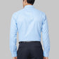 Men White Slim Fit Solid Cotton Blend Shirts