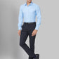 Men White Slim Fit Solid Cotton Blend Shirts
