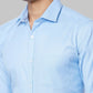 Men White Slim Fit Solid Cotton Blend Shirts