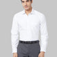Men Blue Slim Fit Solid Cotton Blend Shirts