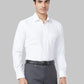 Men Blue Slim Fit Solid Cotton Blend Shirts