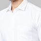 Men Blue Slim Fit Solid Cotton Blend Shirts