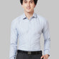 Men Grey Slim Fit Solid Cotton Blend Shirts