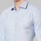 Men Grey Slim Fit Solid Cotton Blend Shirts