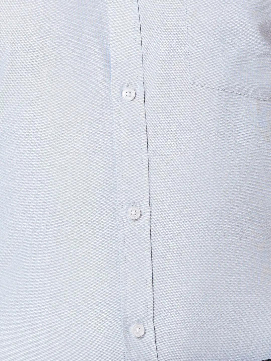 Men Grey Slim Fit Solid Cotton Blend Shirts