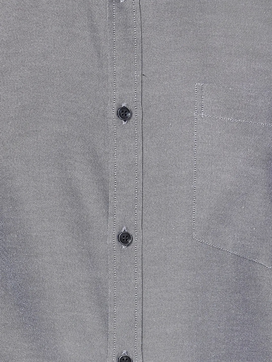 Men Blue Slim Fit Solid Cotton Blend Shirts