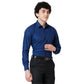 Parx Men Brown Slim Checkered Cotton Full Sleeve Cut Away Shirt
