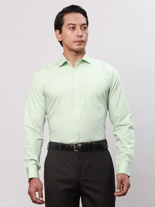 Park Avenue Men Blue Structure Slim Fit Cotton Shirts