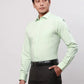 Park Avenue Men Blue Structure Slim Fit Cotton Shirts