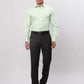 Park Avenue Men Blue Structure Slim Fit Cotton Shirts