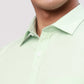 Park Avenue Men Blue Structure Slim Fit Cotton Shirts